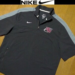 3L-4L・2XL-3XL日本サイズ位【セール!送料無料】超希少 ナイキ USA限定モデル1点物 美品 特注刺繍 防風撥水 半袖 ジャケット