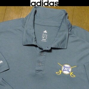 4L-5L・3XL-4XL日本サイズ位【即決セール!送料無料】超希少 アディダス USA限定モデル1点物 美品特注刺繍4方向伸縮速乾除湿 ポロシャツ