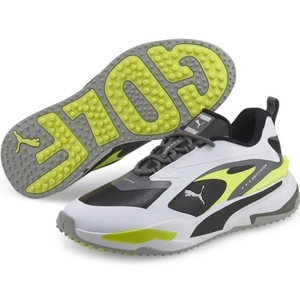 Puma Golf GS быстрый 29cm обычная цена 14960 иен белый / черный / желтый белый чёрный желтый цвет GOLF GS-Fast шиповки отсутствует водоотталкивающий