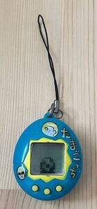 ◆バンダイ ちびたまごっち たまごっち ストラップ ブルー 動作確認済み レトロ 中古 バーチャルペット