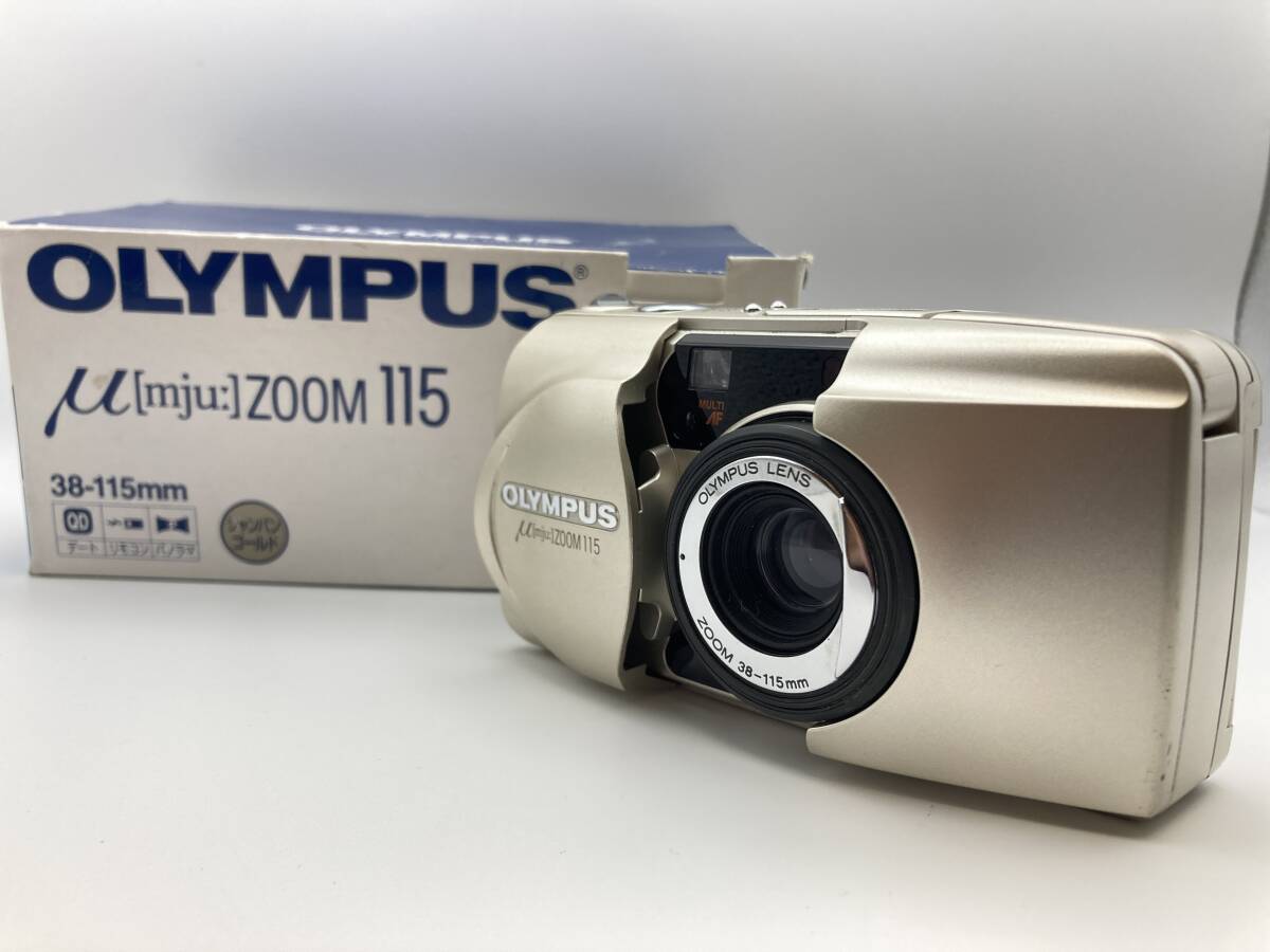 ★未使用に近い・動作品★【A1485】OLYMPUS μ ZOOM 115 ☆未使用に近い・動作品☆【A1485】OLYMPUS μ ZOOM 115 μ