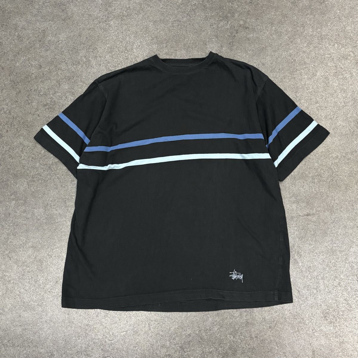 90s Vintage STUSSY ステューシー 半袖 Tシャツ デザイン テ