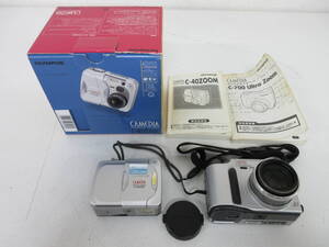 中古 カメラ 2点 オリンパス C-40 ZOOM / C-700 Ultra Zoom デジタルカメラ ※通電のみ確認済 /R