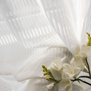 新品 ミラーレースカーテン シンプル 幅130センチ*丈130センチ 2枚セット 両開き 即発送 ホワイト 白 送料無料