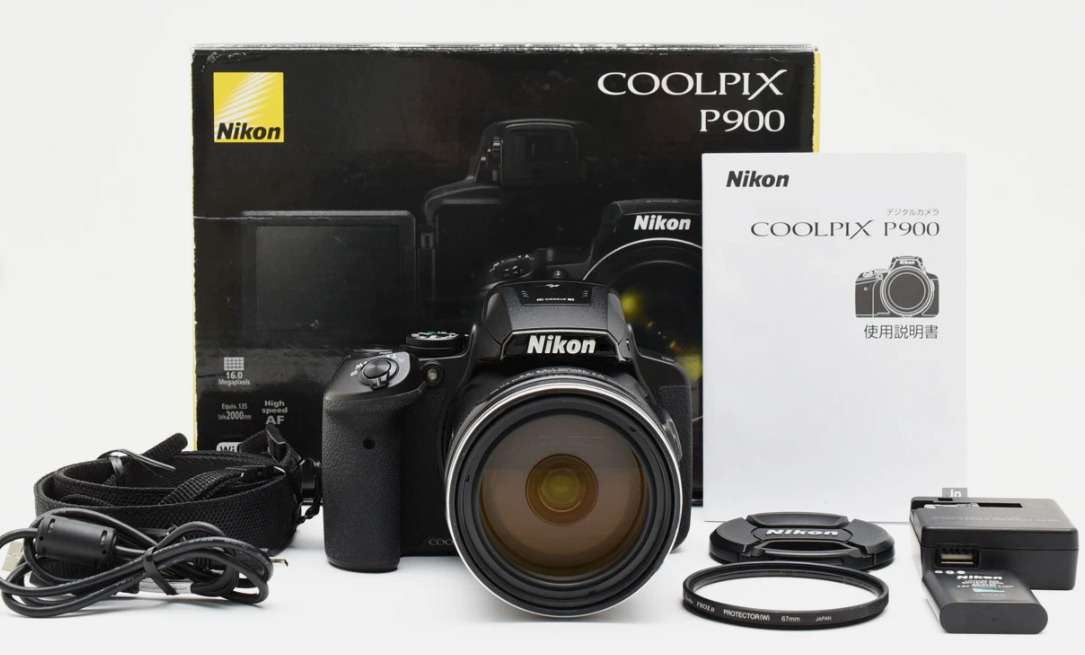 【美品】Nikon COOLPIX P900 収納ケース付き Yahoo!オークション -「ニコン coolpix p900」の落札相場・落札価格