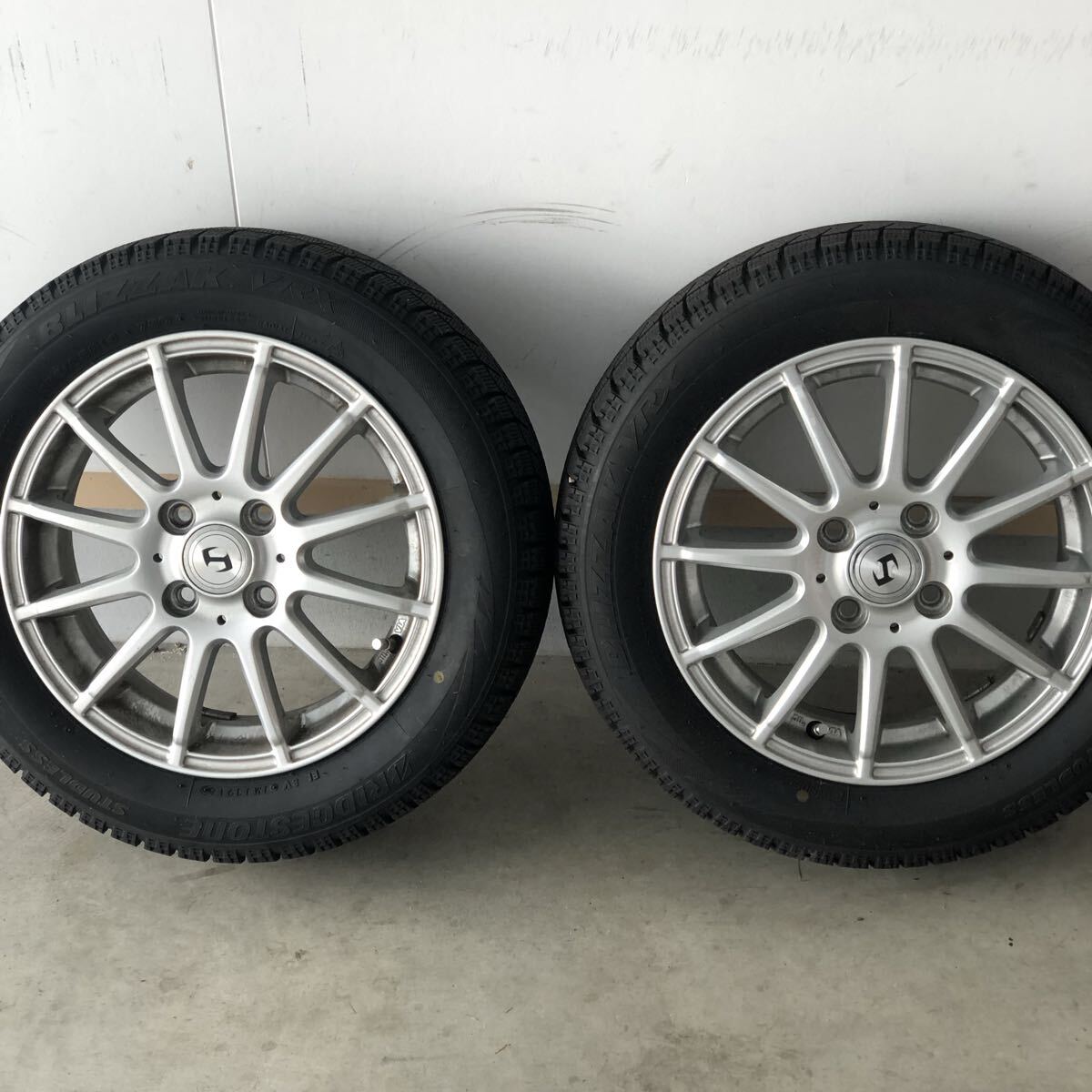 【BRIDGESTONE オリジナルタイヤホイール 前後セット】希少品 BRIDGESTONE N-BOX ワゴンR スタッドレス ホイール 4本 SET 新品