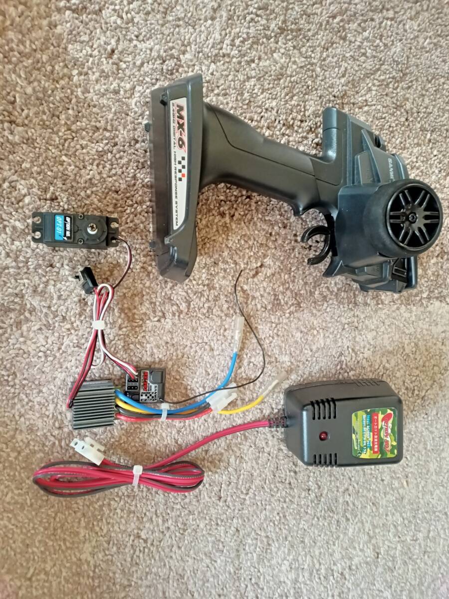 中古ラジコン➕プロポセット　ジャンク 京商 82147 SYNCRO 2.4GHZ送受信機セット：ラジコン専門店 洛西