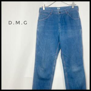 日本製 D.M.G ドミンゴ テーパード デニムジーンズ ブルー カジュアル