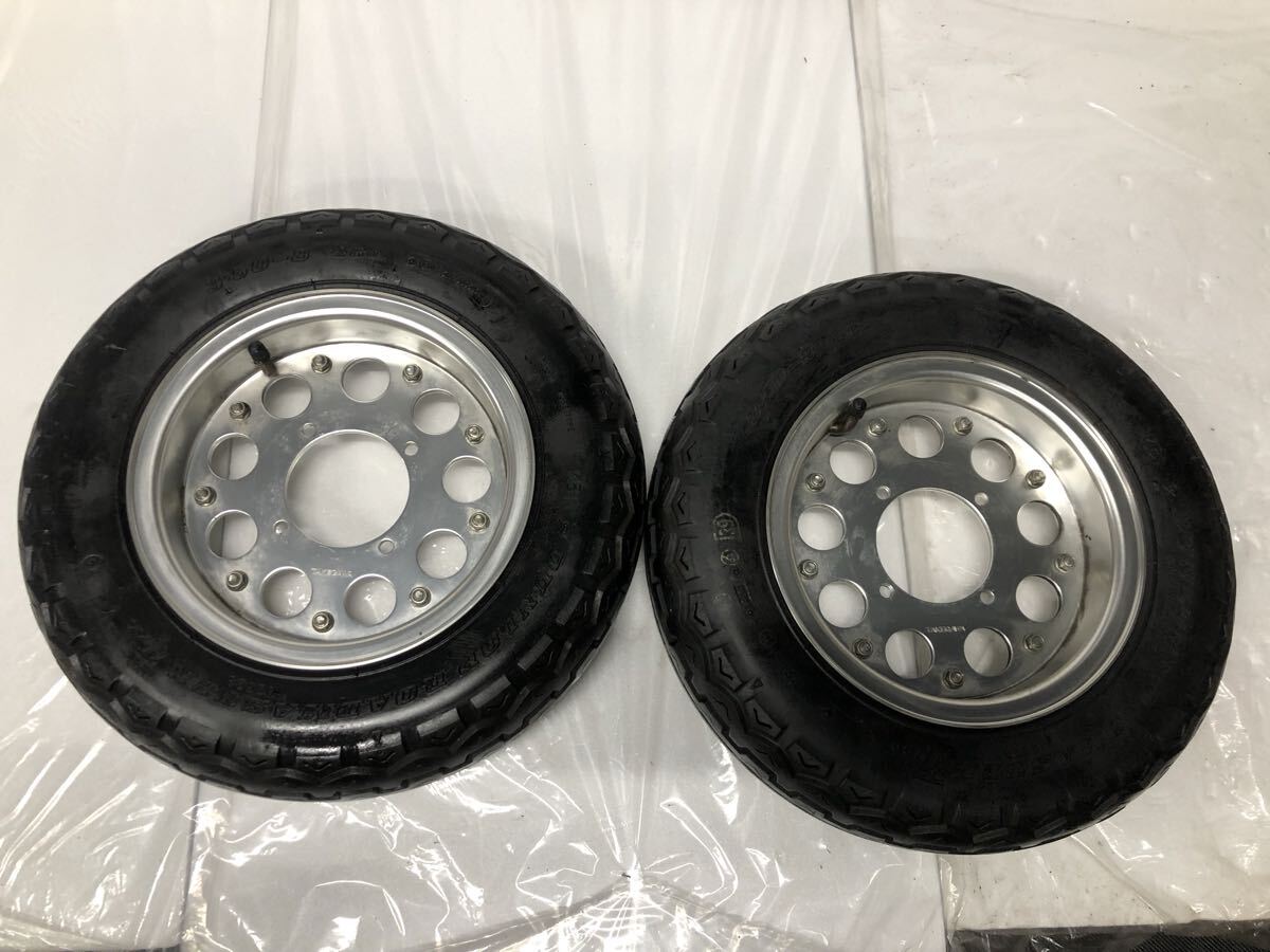 モンキー タケガワ8インチ前後ホイールタイヤセット Amazon | 田中商会 モンキー用アルミホイール・タイヤ前後セット