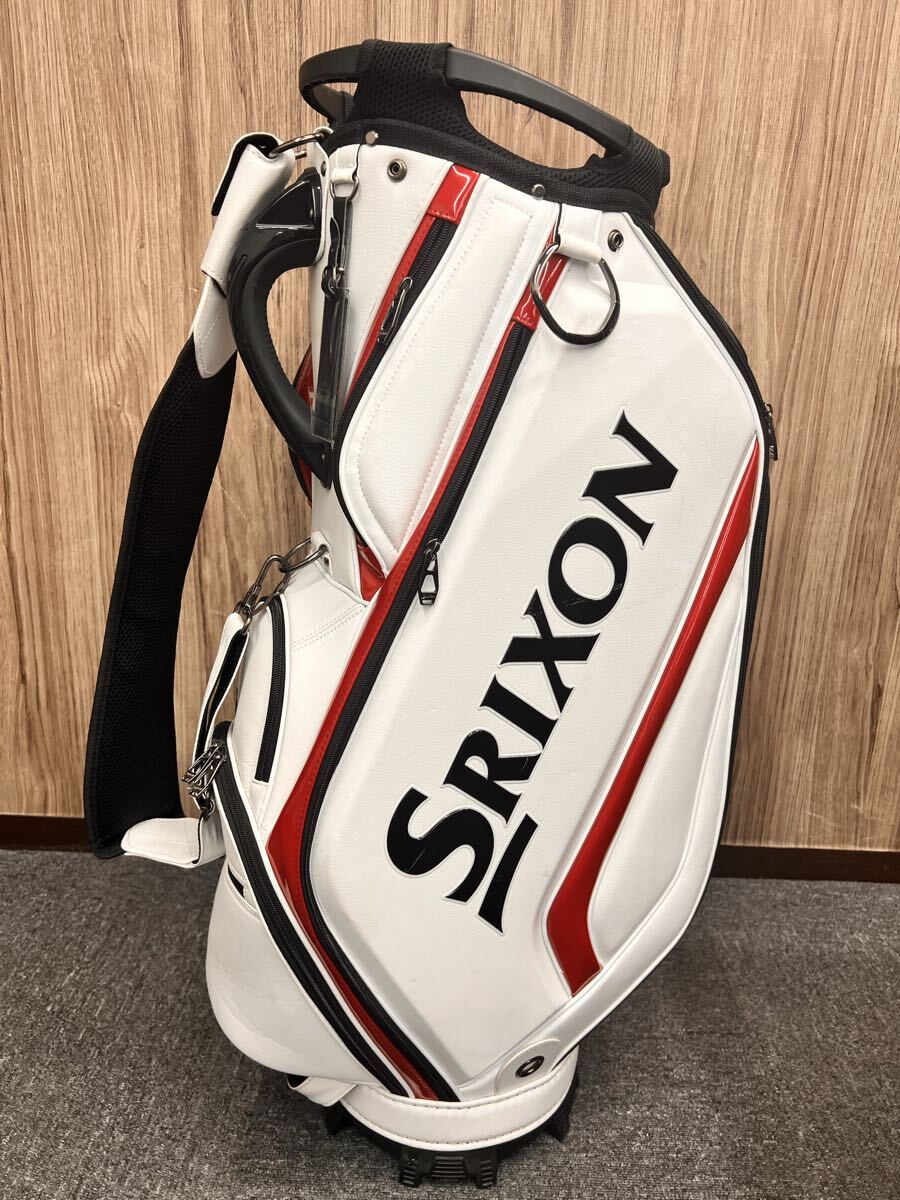 Srixon キャディバッグ 白/黒/赤　新品未使用 Srixon Zシリーズ 限定ツアーモデル キャディバッグ 白/赤/黒