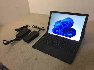 【17】Microsoft Surface Pro 7 1866 12.3型 ノートPC i5-1035G4 1.1GHz/メモリ:8GB/SSD 256GB/Win 11 Pro/ACアダプタ付き