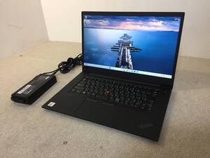 【4】美品 Lenovo / ThinkPad P1 Gen3 /CPU:core i7-10750H 2.6GHz/メモリ:16GB/SSD:512GB/windows 11 Pro