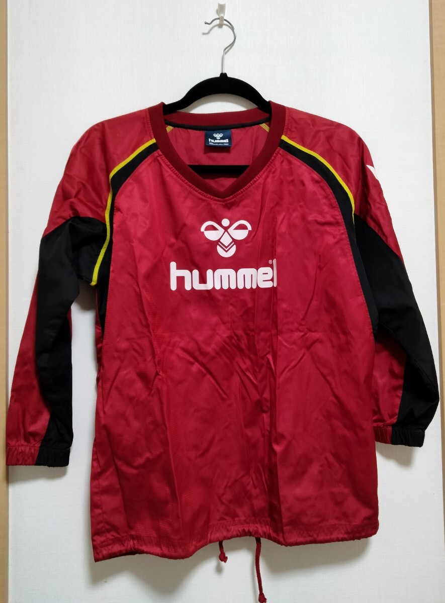 新品未使用❗️hummel ピステ上下 ウィンドブレーカー黒　赤文字！ hummel ピステ・ウィンドブレーカー 赤/黒 サイズM - メルカリ