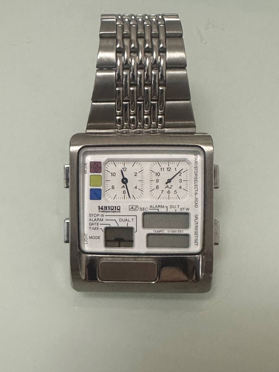 【レア＊美品＊電池新品】インディペンデント　メンズ　腕時計　アナログ　デジタル Yahoo!オークション -「citizen independent」(ブランド腕時計