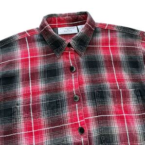 90's Christopher & Banks オンブレチェック ネルシャツ ボックス USA レディース 古着 ビンテージ