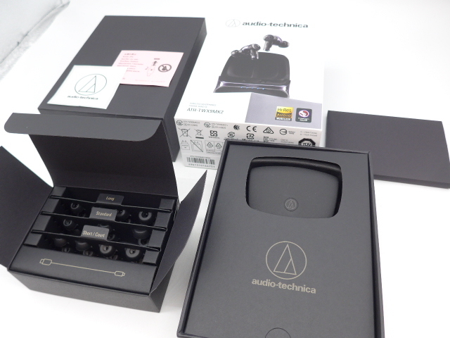 (取引中) 新品、未使用　audio-technica ワイヤレスイヤホン 完全ワイヤレスイヤホン Bluetooth5.2 外音取込み機能搭載 最大