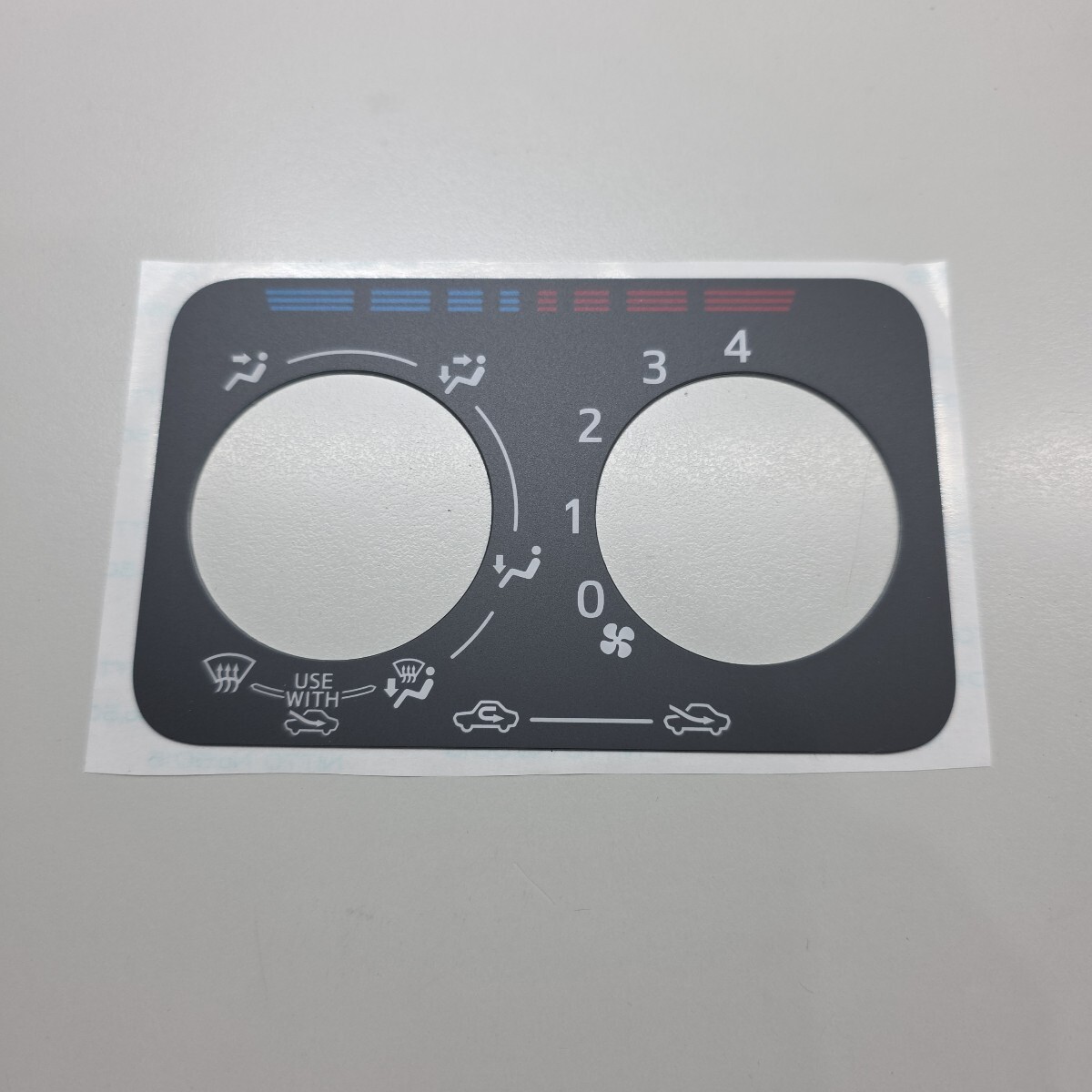 ダイハツ純正部品 81942-B2370 ヒーターコントロールネームシートNo.