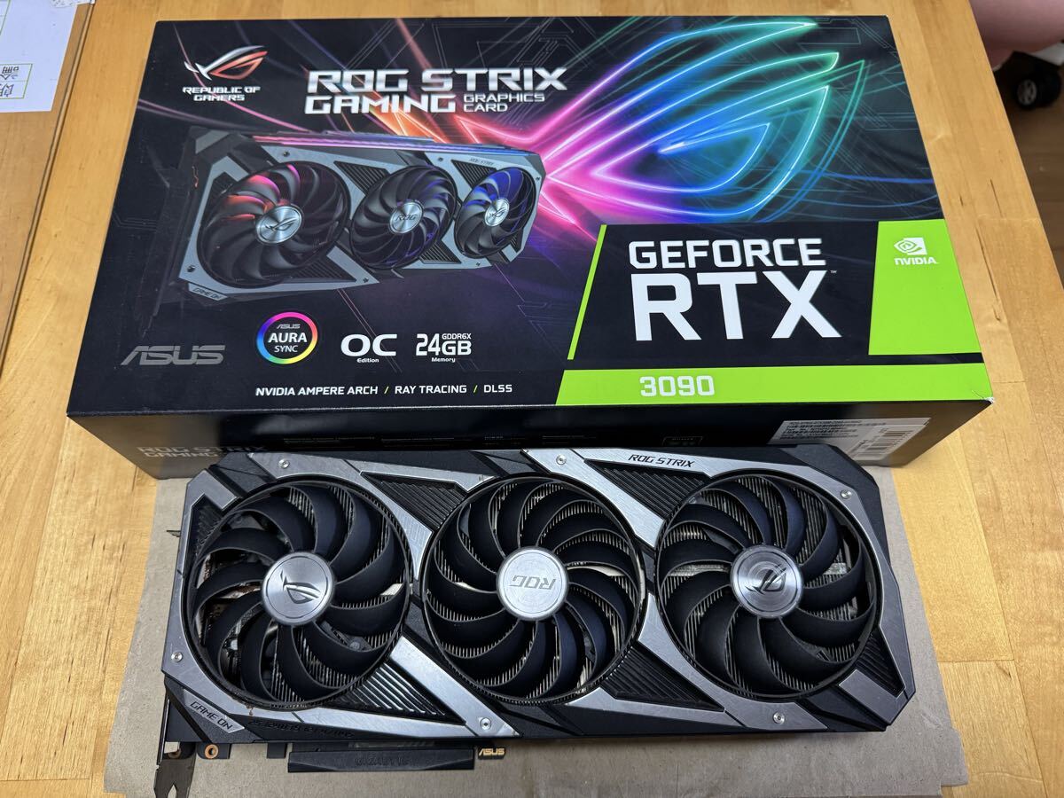 【中古美品】ASUSグラフィックボード ROG-STRIX RTX3090 H57b48ddd903c4363a9ee421fd4d0e