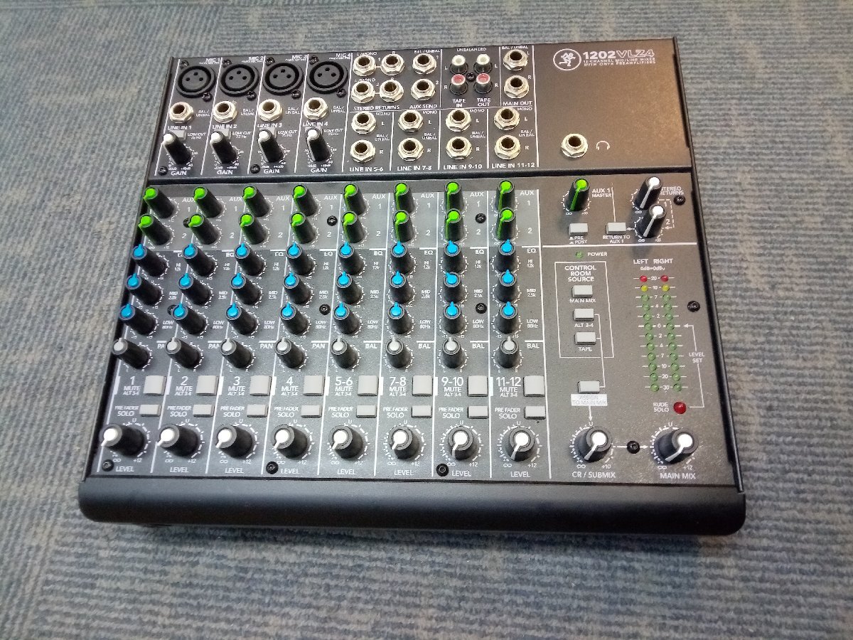 MACKIE 1202-VLZ アナログミキサー [動作確認済み] MACKIE 1202-VLZ アナログミキサー [動作確認済み] MACKIE 1202