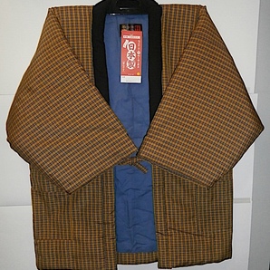 新品 男物 久留米 綿入れ はんてん・半纏・袢天・M~L 日本製 NO.16