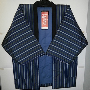 新品 男物 久留米 綿入れ はんてん・半纏・袢天・M~L 日本製 NO.22