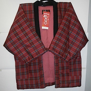新品 女物 久留米 綿入れ はんてん・半纏・袢天・M~L 日本製 NO.15