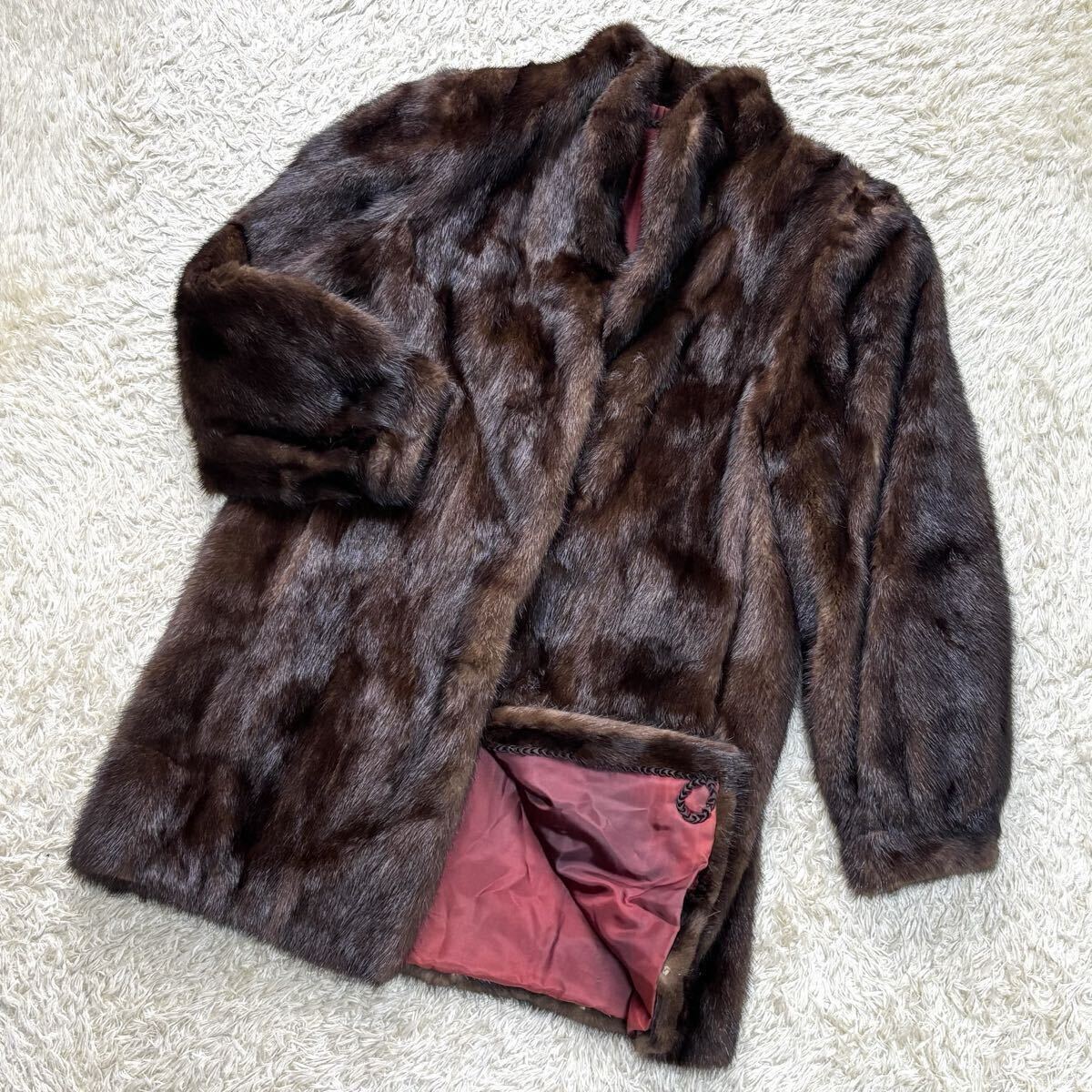 美品☆ サガミンクロイヤル グレ ブラウン ミンク ファーコート 毛皮 11号 楽天市場】【中古】サガミンク SAGA MINK コート 毛皮 ミンク