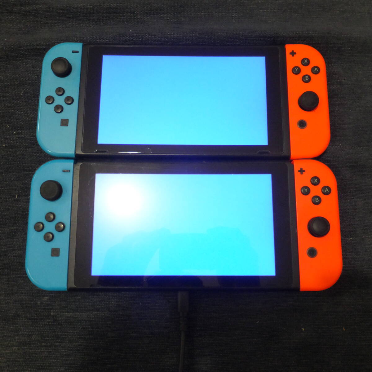 Switch本体　ジャンク　2台セット Nintendo Switch 旧型 本体とジャンクJoy-Conのみ 2台セット