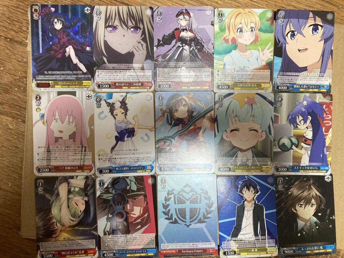 ヴァイスシュヴァルツ　RR (一部SRあり) まとめ売り　タイトル色々 ヴァイスシュヴァルツ RR (一部SRあり) まとめ売り タイトル色々