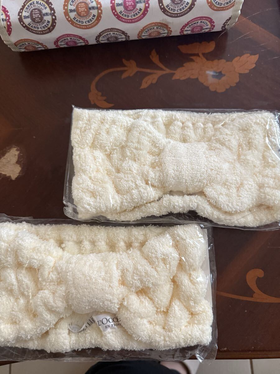 ロクシタン　鬼怒川温泉アメニティ ヘアターバン　2個セット非売品 新品　