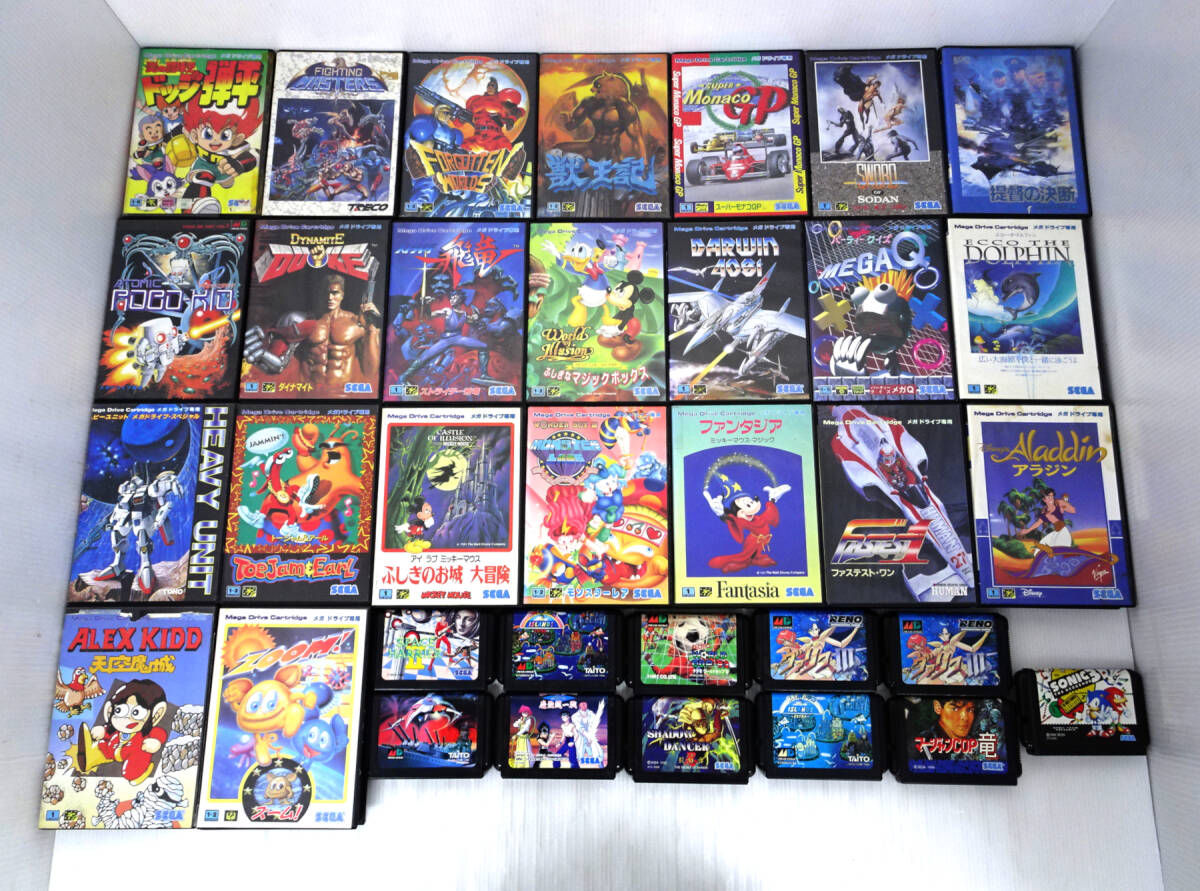 メガドライブ　ソフト　まとめ売り Yahoo!オークション - SEGA MD メガドライブ ソフト 25点まとめ