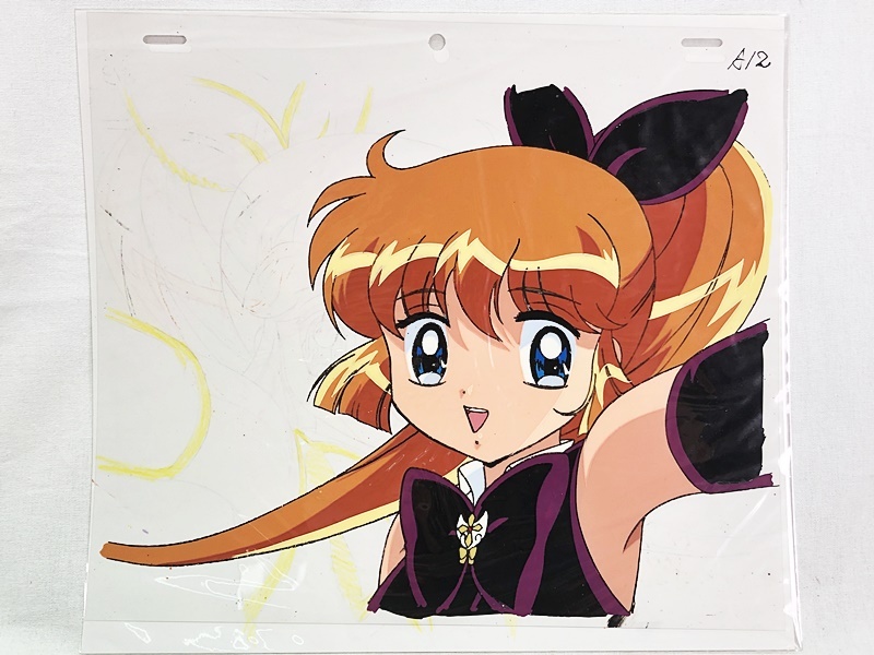 「怪盗セイントテール」セル画　直筆背景＆原画付き 怪盗セイント・テール セル