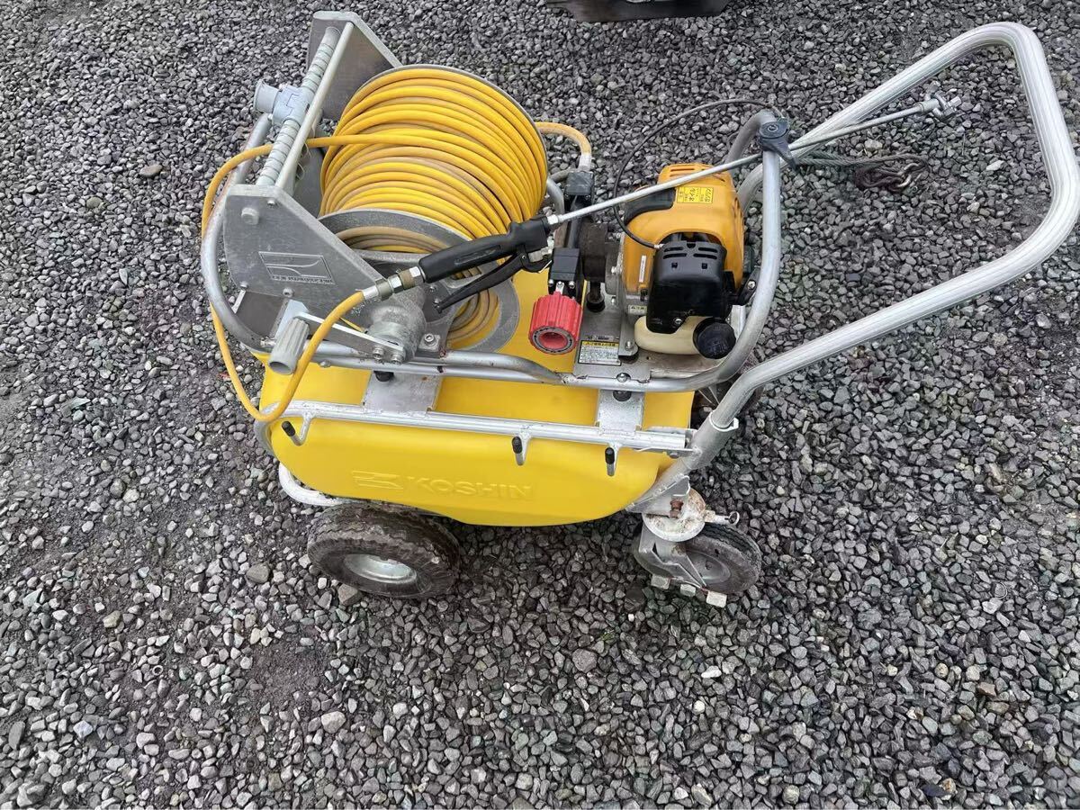 中古品！ エンジン動噴１０L（KOSHIN） 中古品！ エンジン動噴10L（KOSHIN） Yahoo!オークション - 同