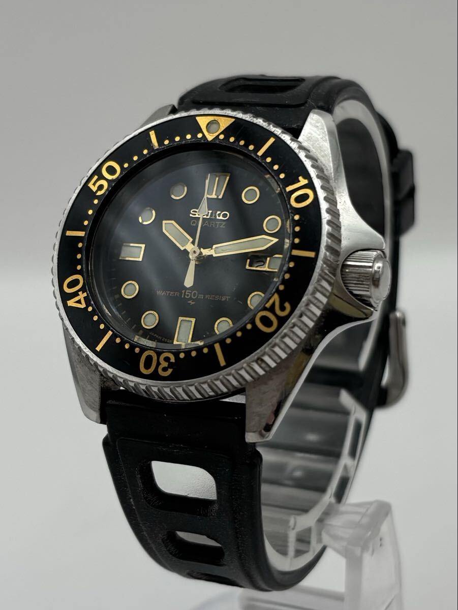 美品 稼動品 SEIKO セイコーダイバー 希少 メンズ腕時計 黒文字盤 2025年最新】Yahoo!オークション -セイコーダイバーの中古品