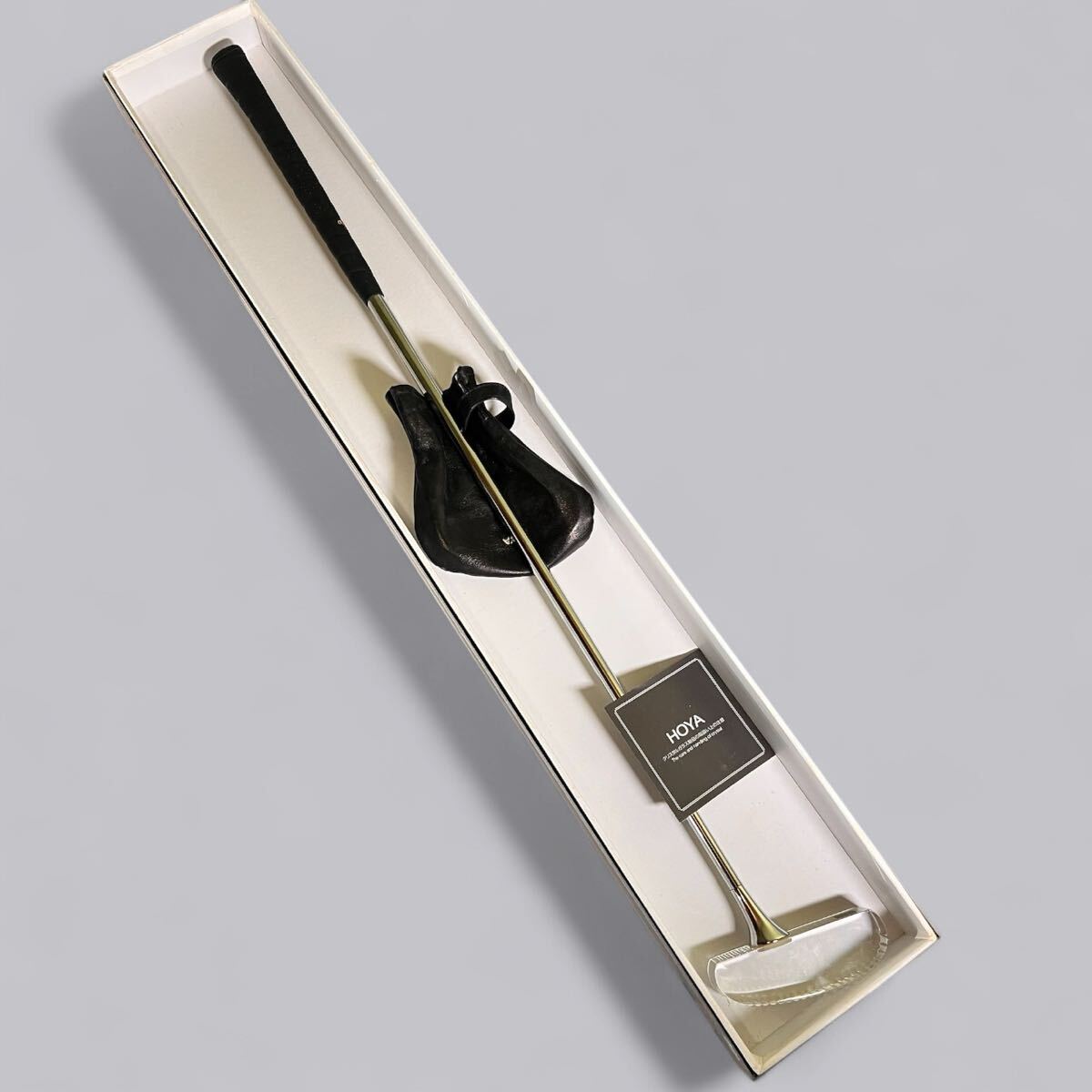 新品未使用　HOYA CRYSTAL パター 純正カバー付 奇跡の未使用品 HOYA ホヤ クリスタル パター 34インチ 専用