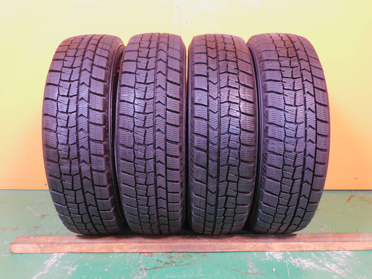 ⑥2021年製155/65R13バリ山！中古スタッドレスタイヤ4本　冬タイヤ ④2023年製155/65R14バリ山！中古スタッドレスタイヤ4本セット