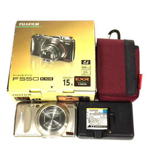 FUJIFILM FINEPIX F550EXR デジカメ ゴールド 動作品 FUJIFILM FINEPIX F550EXR デジカメ ゴールド 動作品 - メルカリ
