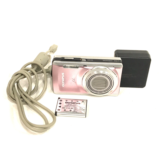 【美品・動作品】 OLYMPUS μ-7040 ピンク オリンパス Olympus μ-7040 ピンク 7x Wide カメラ オリンパス