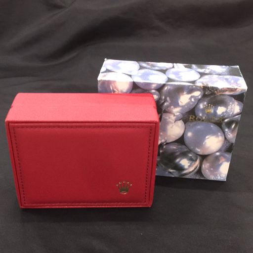 ROLEX 空箱　赤 楽天市場】ロレックス ROLEX 花柄 刺繍 空箱 空き箱 ボックス