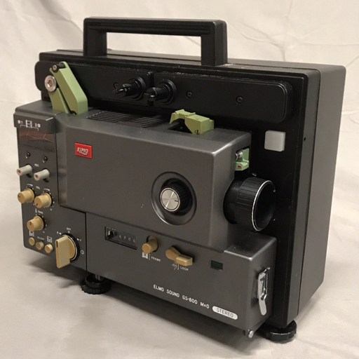 【8ミリ映写機】エルモ ELMO GS-800 エルモ/ELMO GS-800 8ミリサウンド 映写機 （ その他AV機器）の