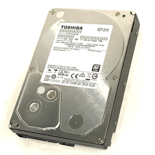 TOSHIBA DT01ACA300 3TB HDD 【2個セット】 DT01ACA300 | DT01ACA300 | Toshiba DT01 デスクトップ向け