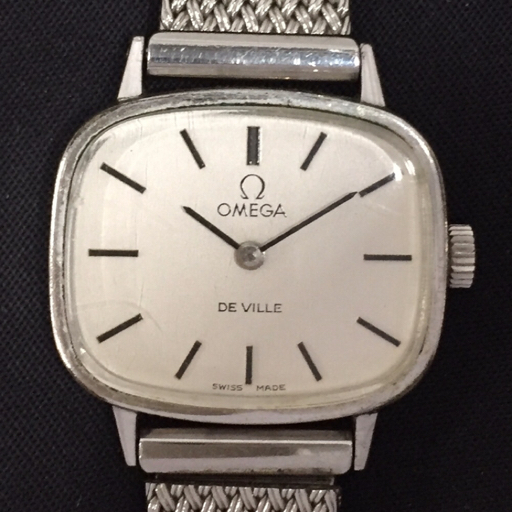 11043 オメガ OMEGA 稼働品 デビル DE VILLE レディース 腕時計 手巻き 機械式 アンティーク ヴィンテージ De Ville Prestige 36.8 mm, イエローゴールド - 424.50.37.20.08.001