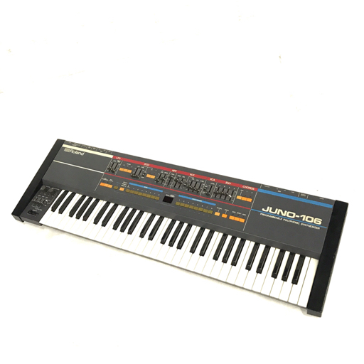 名機！Roland　JUNO-106 動作品　純正ハードケース付 名機！RolandJUNO-106 動作品純正ハードケース付