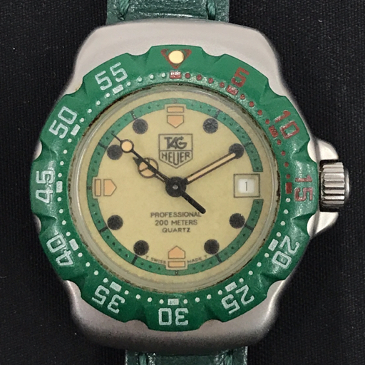 GW値下【美品】タグホイヤー　プロフェショナル　ヴィンテージ　フォーミュラー1 ムーンスウォッチより安い】80～90年代のタグ・ホイヤー
