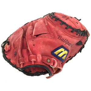 1 иен Mizuno VIVA подросток для софтбола catcher mito для принимающего перчатка правый бросание оттенок красного бейсбол относящийся сопутствующие товары Mizuno текущее состояние товар