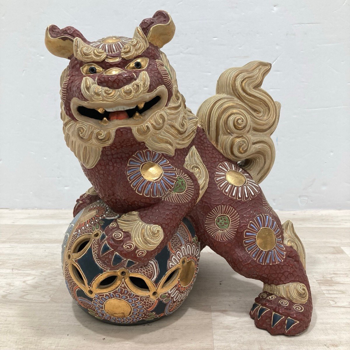 （612）✿特価★十三代横石嘉助★長崎三彩★唐獅子置物★破魔オマケ付き★ 2025年最新】Yahoo!オークション -唐獅子 置物(日本の陶磁)の