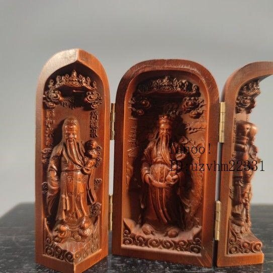 【引取限定】高さ159cm 中国美術　縁起物　福禄寿　ガラス細工木製台座です。 福禄寿 木彫り 置物 七福神 - トレンドサーチ | 小倉・北九州の