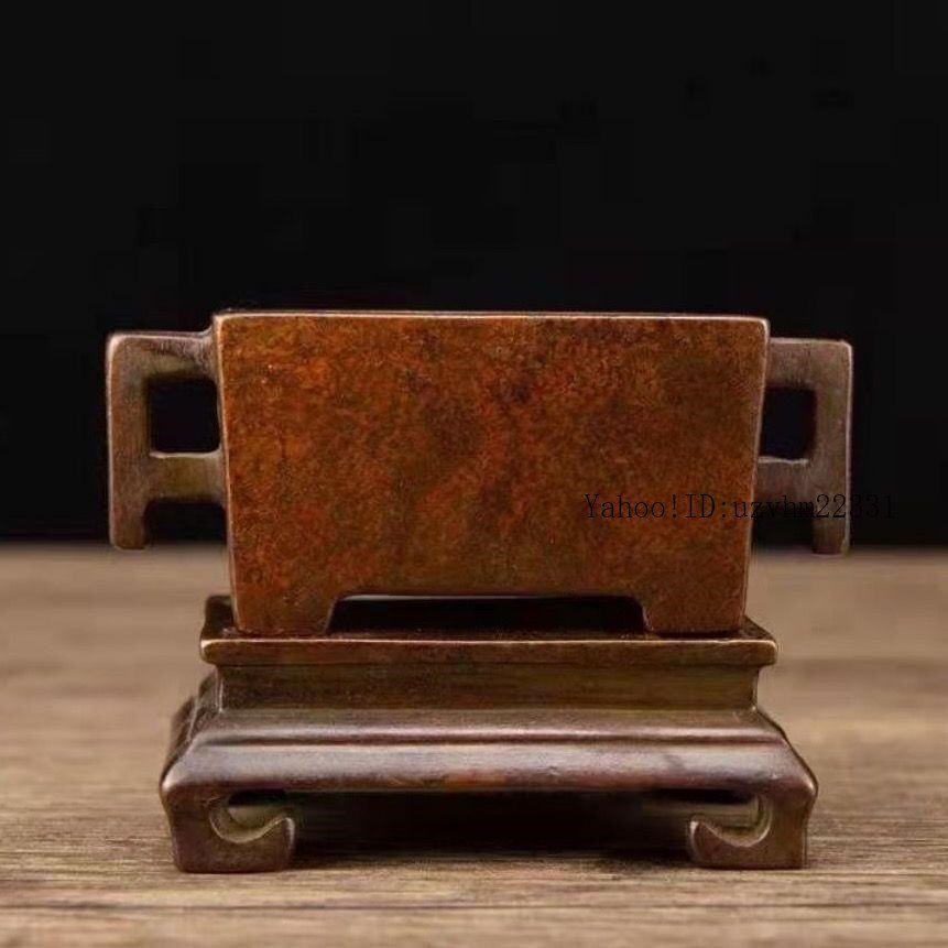香炉　銅製真鍮　金属製　年代感あり中古、未使用に近い　工芸品　茶道具？ 香炉 銅製真鍮 金属製 年代感あり中古、未使用に近い 工芸品