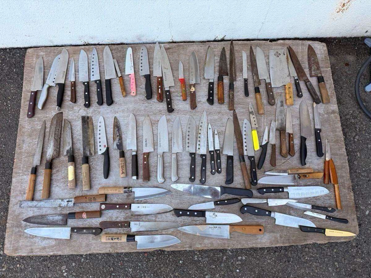 堺神徳　源武昭包丁　21個　まとめ売り　ジャンク 堺神徳 源武昭包丁 21個 まとめ売り ジャンク