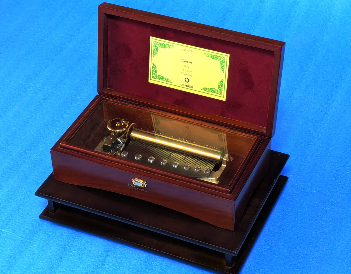 新品72弁 パッヘルベル　♪カノン（３パーツ）オルフェウス720オルゴール 新品30弁 ♪カノン（パッヘルベル）オルフェウス オルゴール